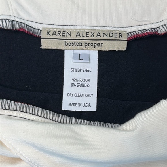 Karen Alexander Surplice Neckline Dress Size Large - Picture 5 of 8